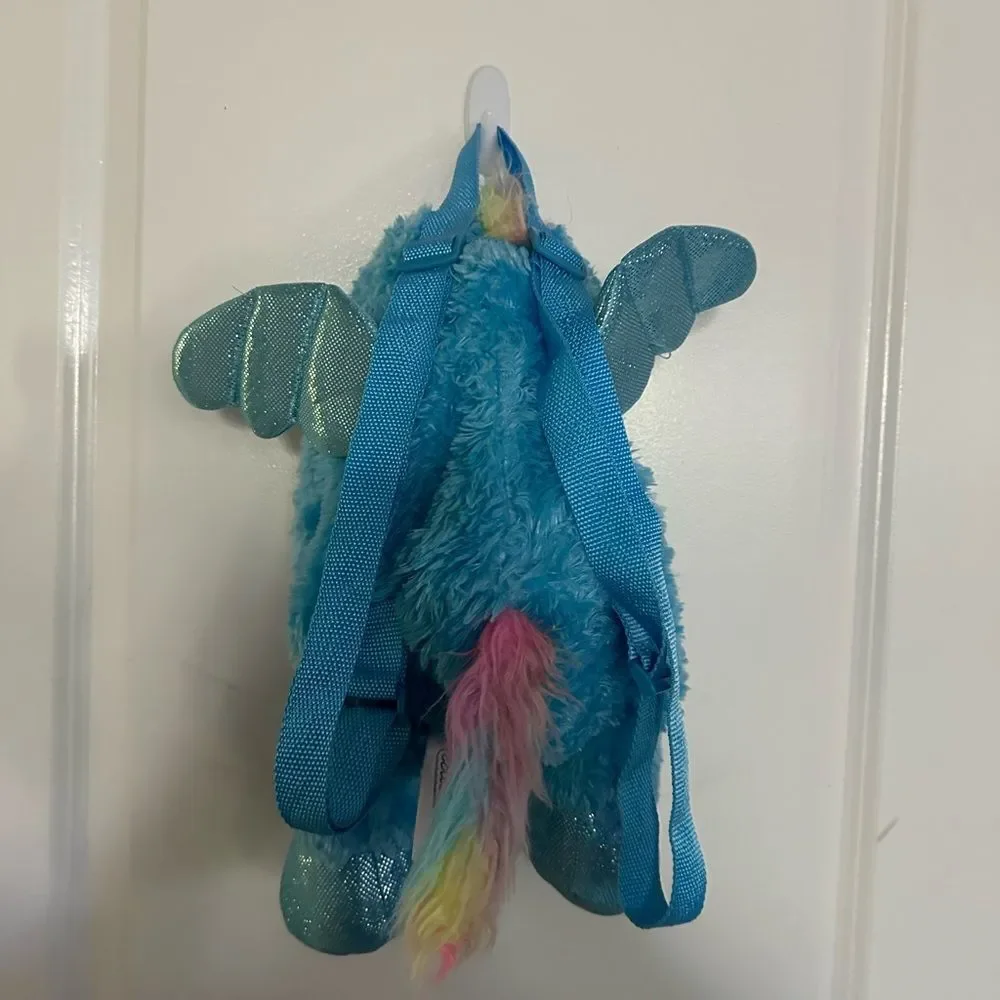 NWOT Critter Collection Blue Unicorn Plush 16